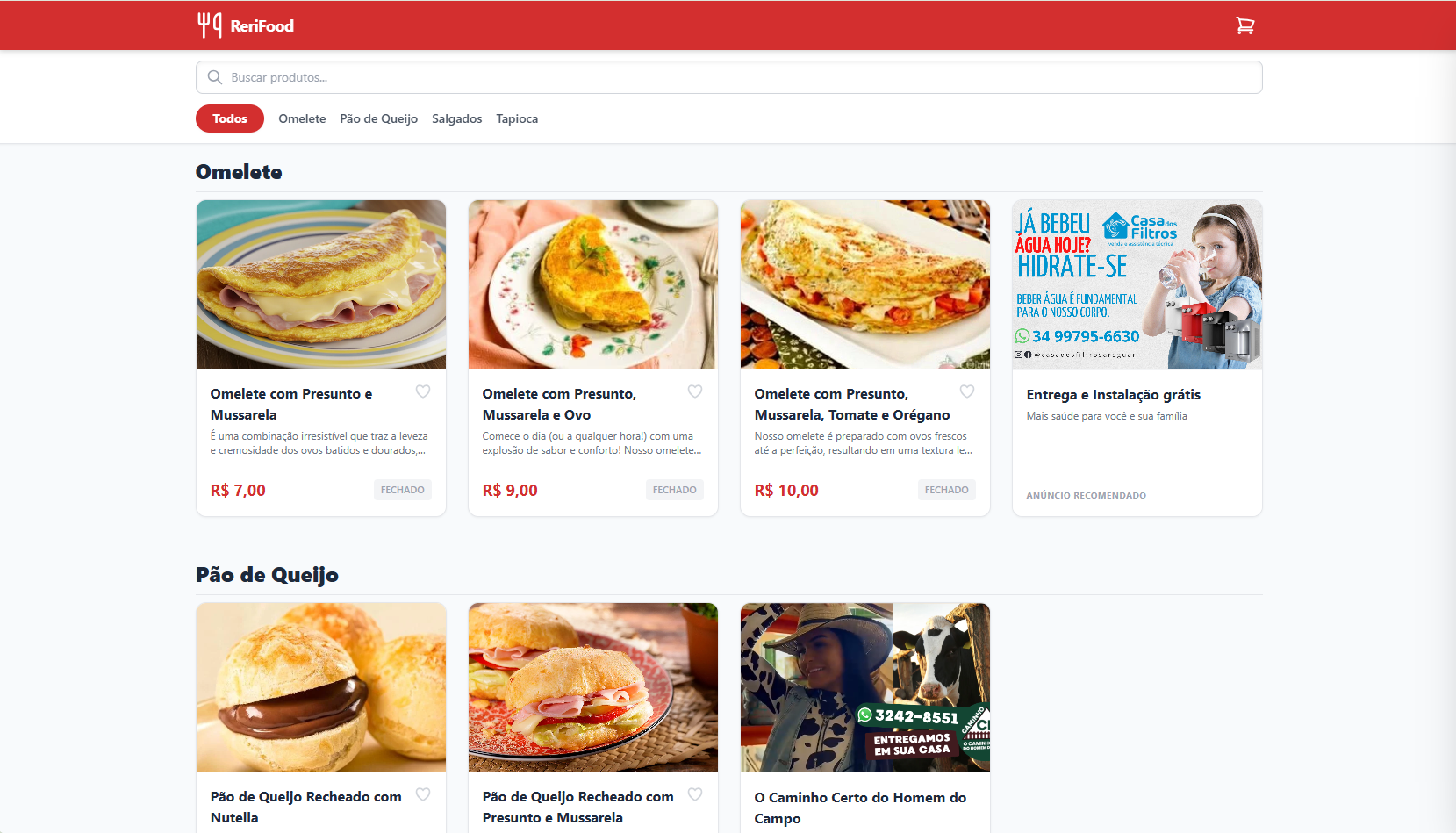 Anúncios Delivery